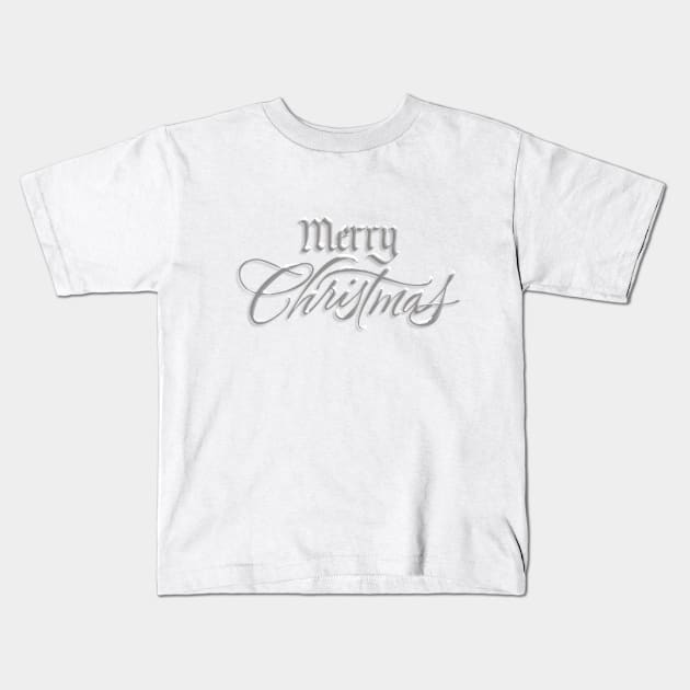 merry christmas Kids T-Shirt by gold package